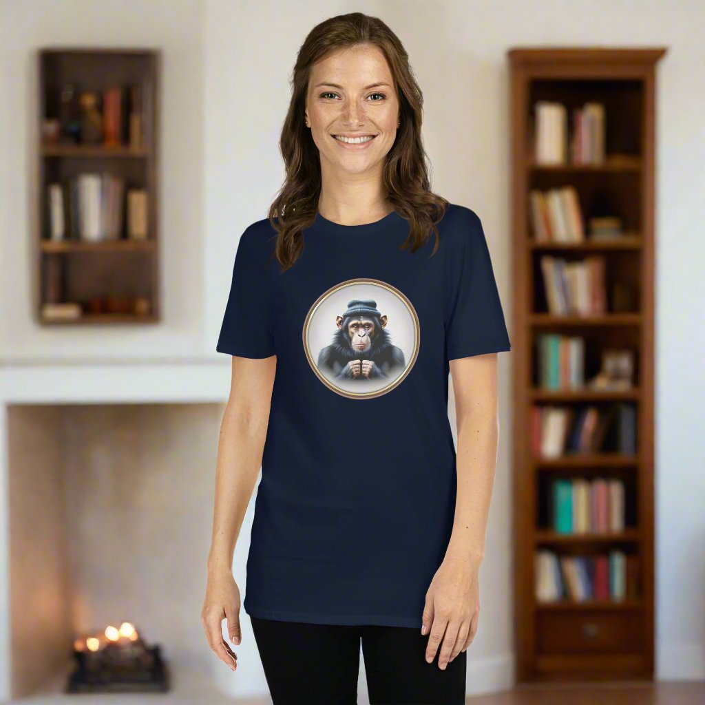 unisex basic softstyle t shirt navy front 669b45fb55b5f