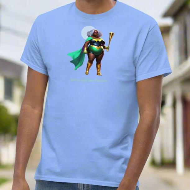 Retired super hero Pearlean. Unisex classic tee