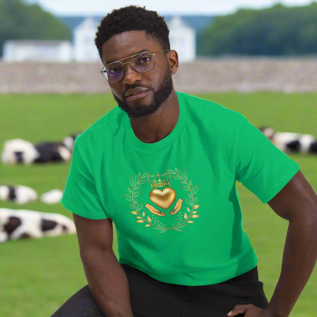 unisex classic tee irish green front 2 6692b6ae9dd52