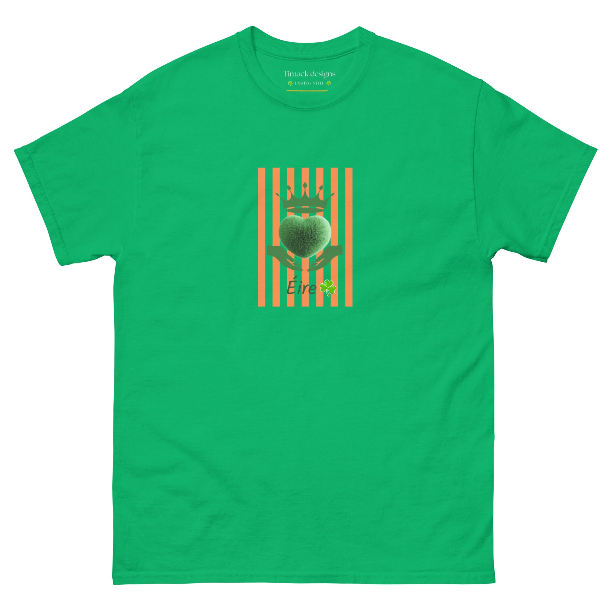 unisex classic tee irish green front 66a8255838818