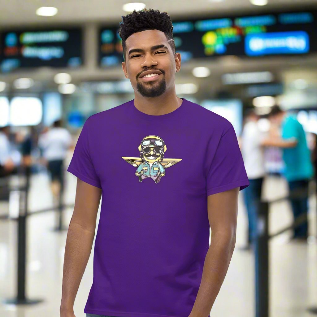 unisex classic tee purple front 2 66976b0772888