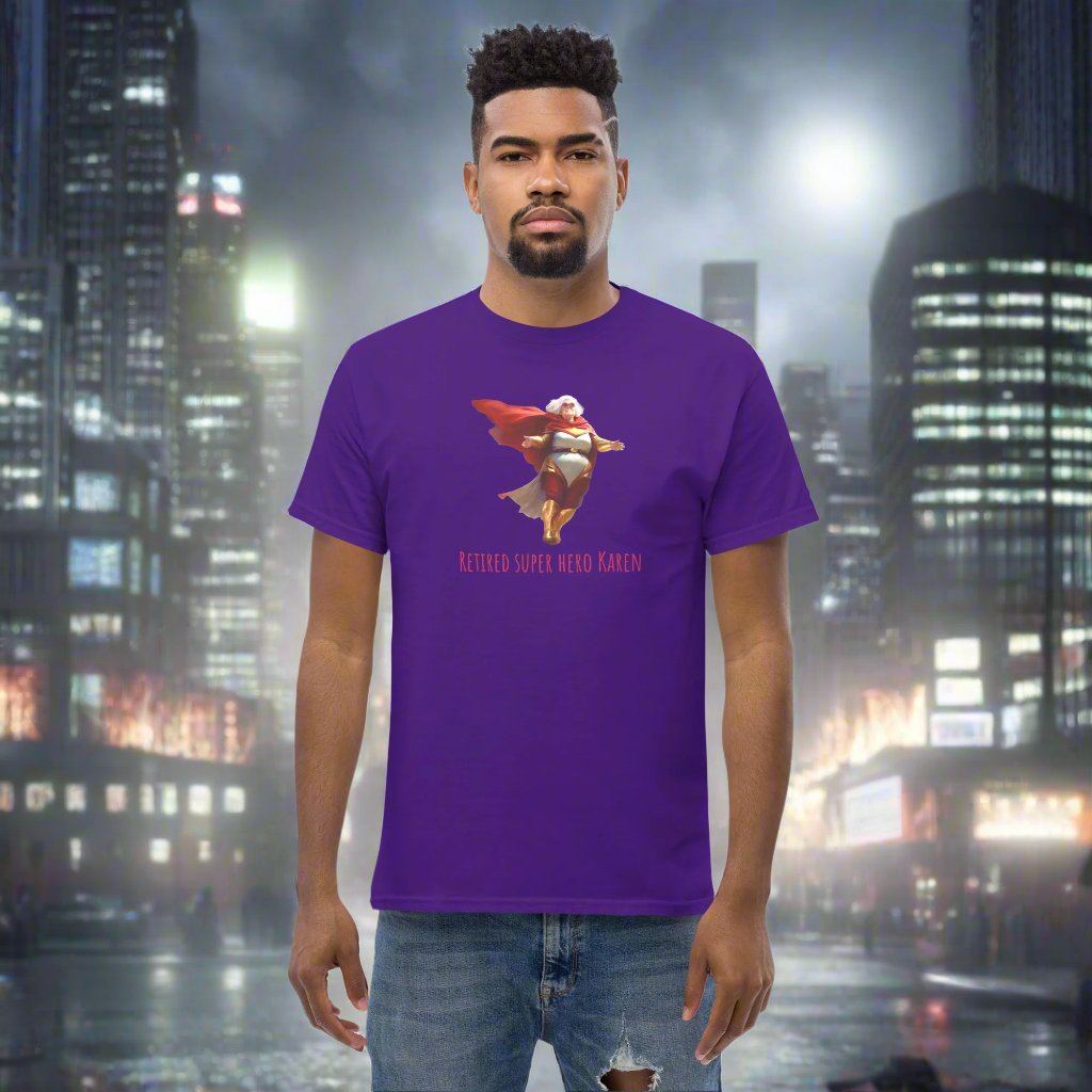 unisex classic tee purple front 669ebf8bb9ce9