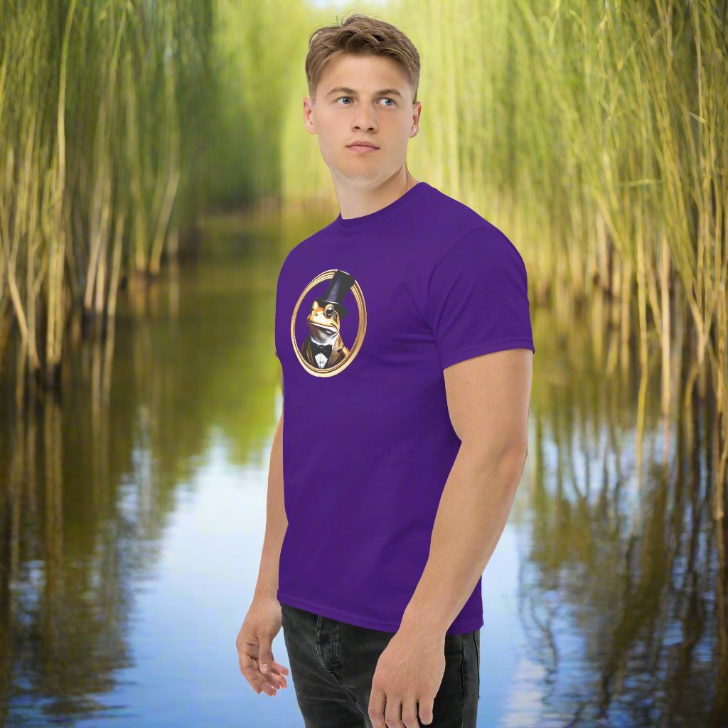 unisex classic tee purple left front 66a3dd366991f