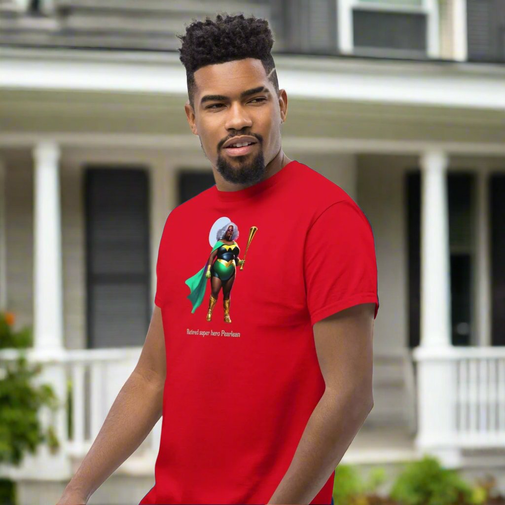 unisex classic tee red left front 670b7c20b13d4