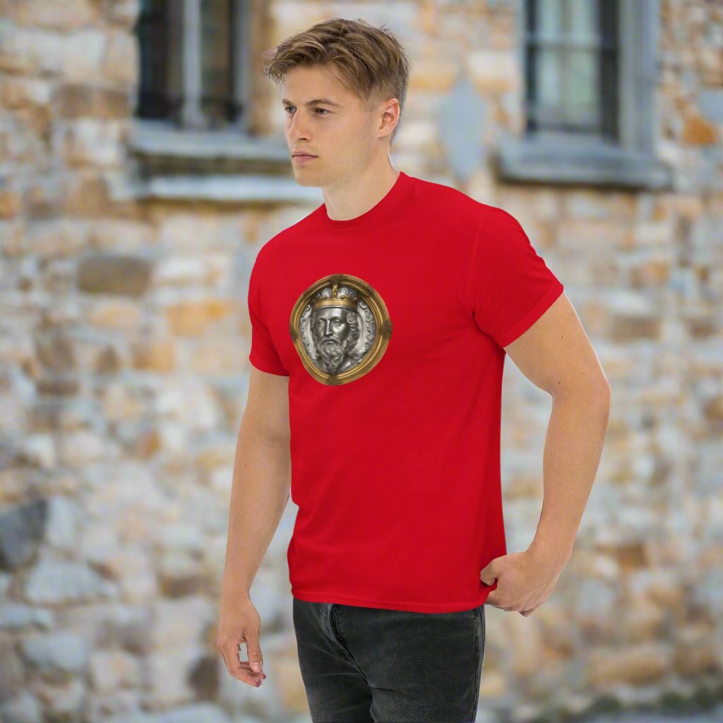 unisex classic tee red right front 66a4a970efd9d