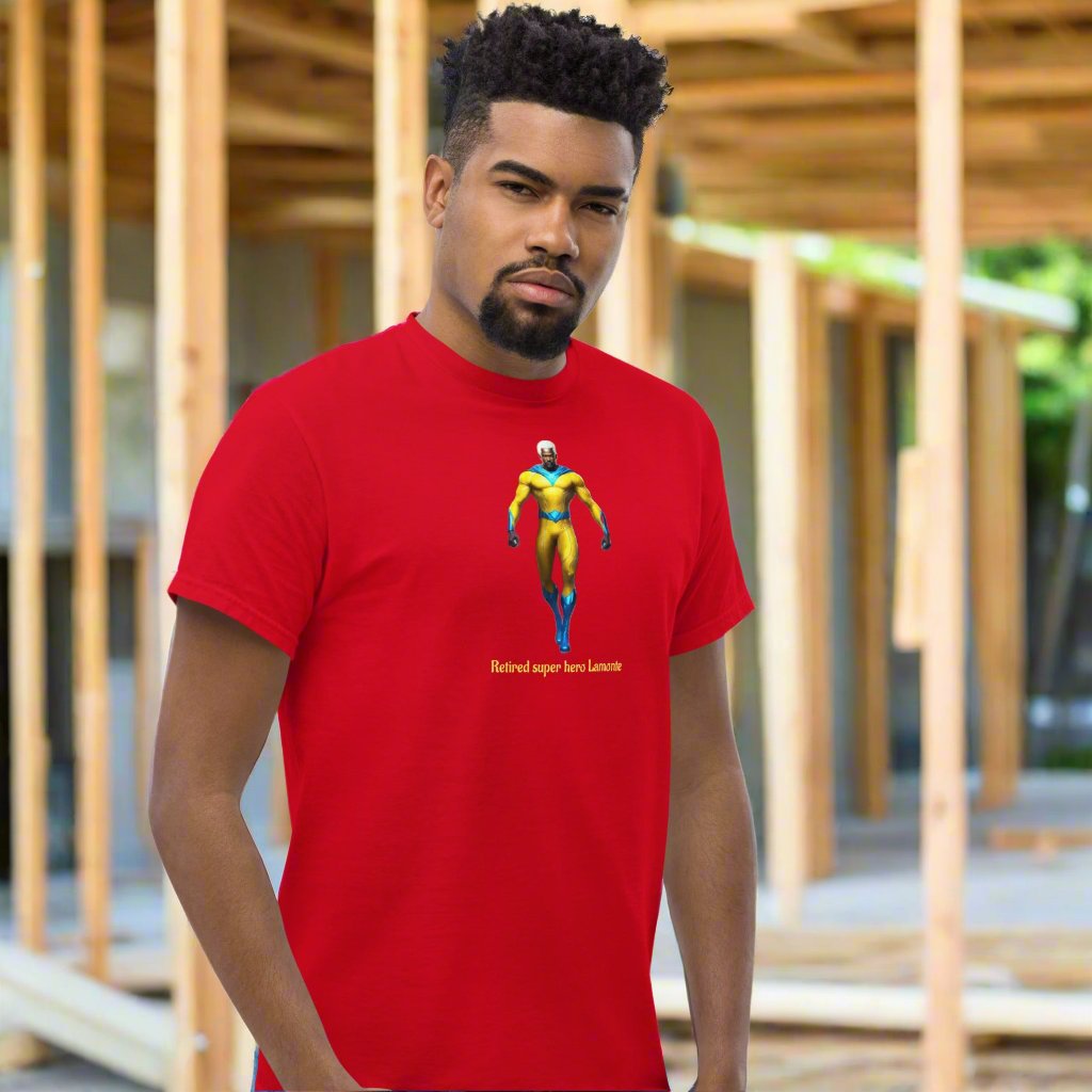 unisex classic tee red right front 670b7e97531e8