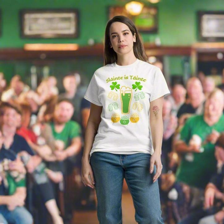 unisex classic tee white front 66a701ffbf524