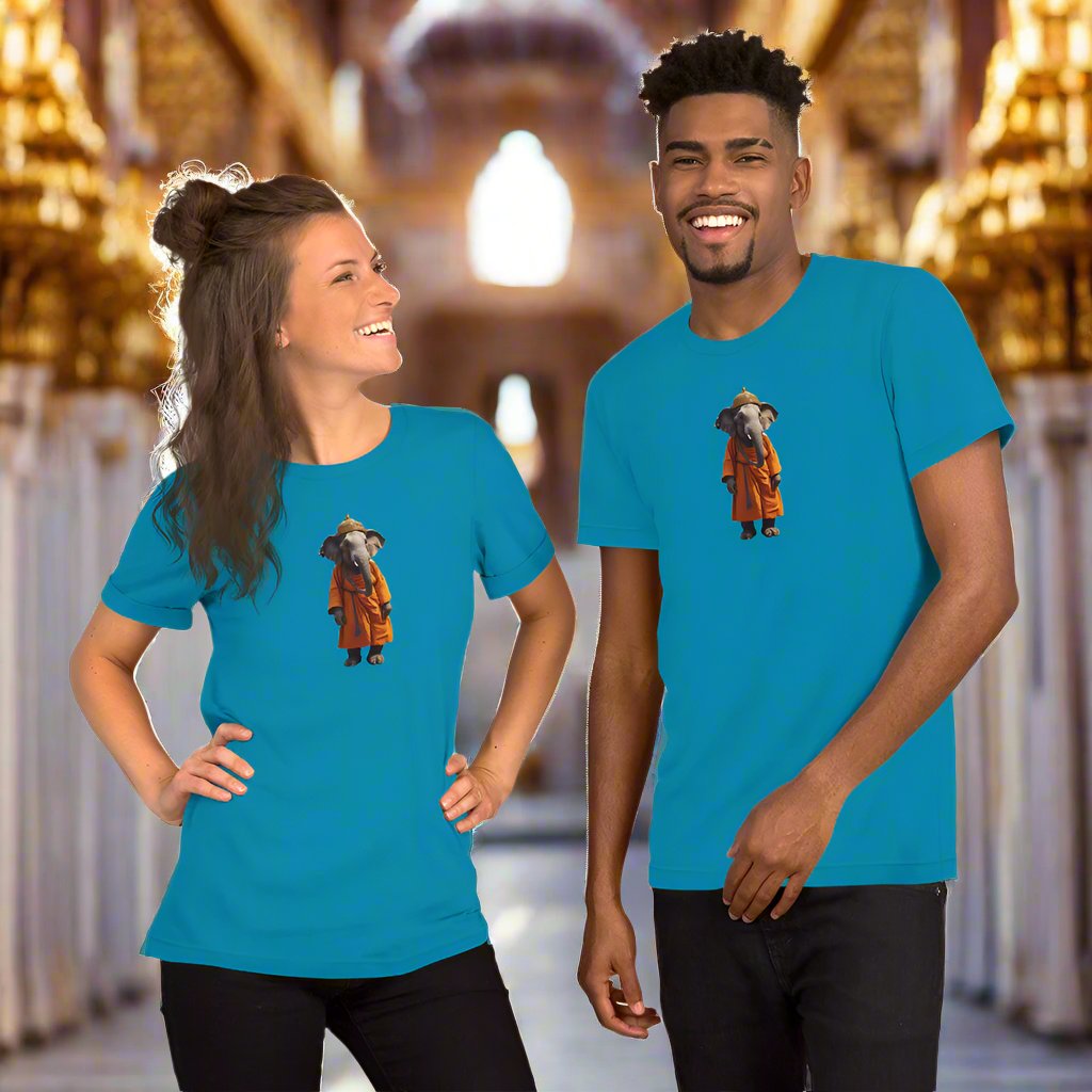 unisex staple t shirt aqua front 670f3ac649018