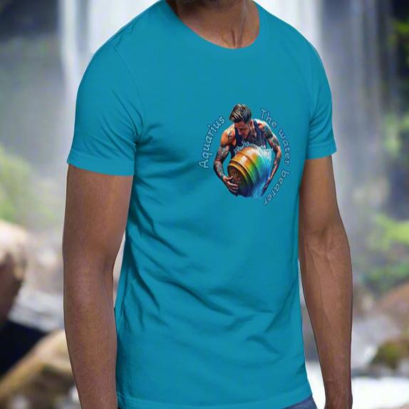 Aquarius the water bearer Unisex t-shirt