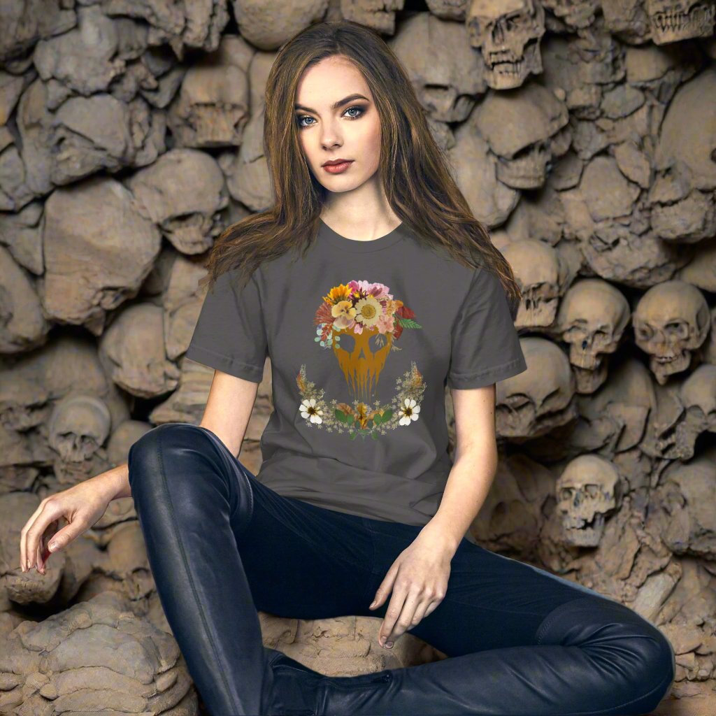 Melting skull Unisex t-shirt