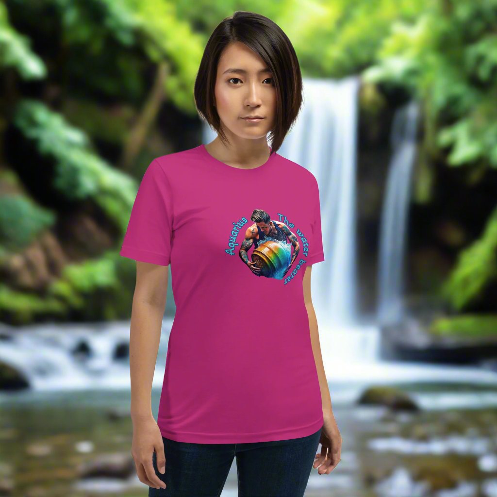 Aquarius the water bearer Unisex t-shirt