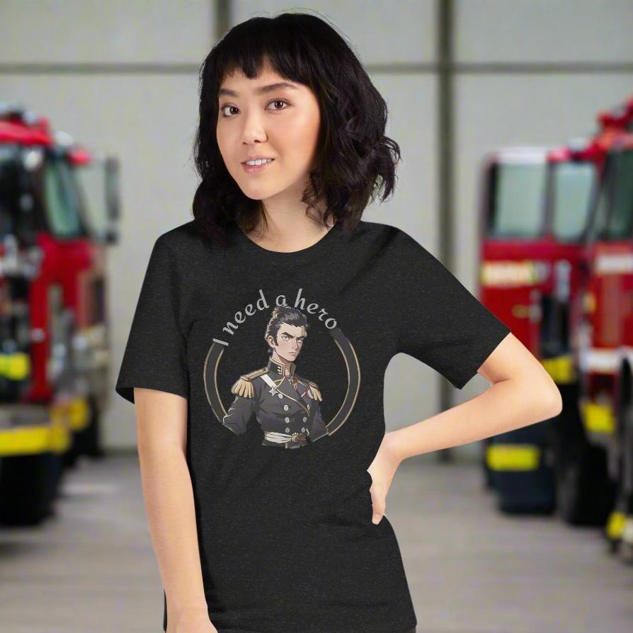 unisex staple t shirt black heather front 66db970c370be