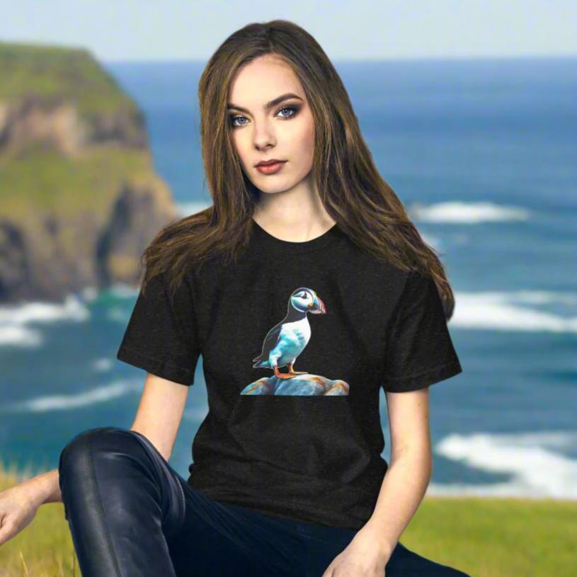 unisex staple t shirt black heather front 66e5de8c5861d