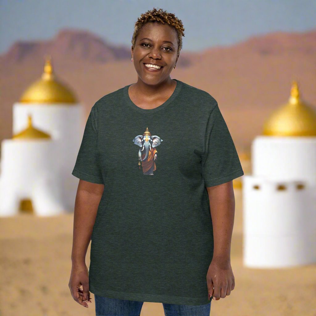 unisex staple t shirt heather forest front 66e4e9cf6b38e