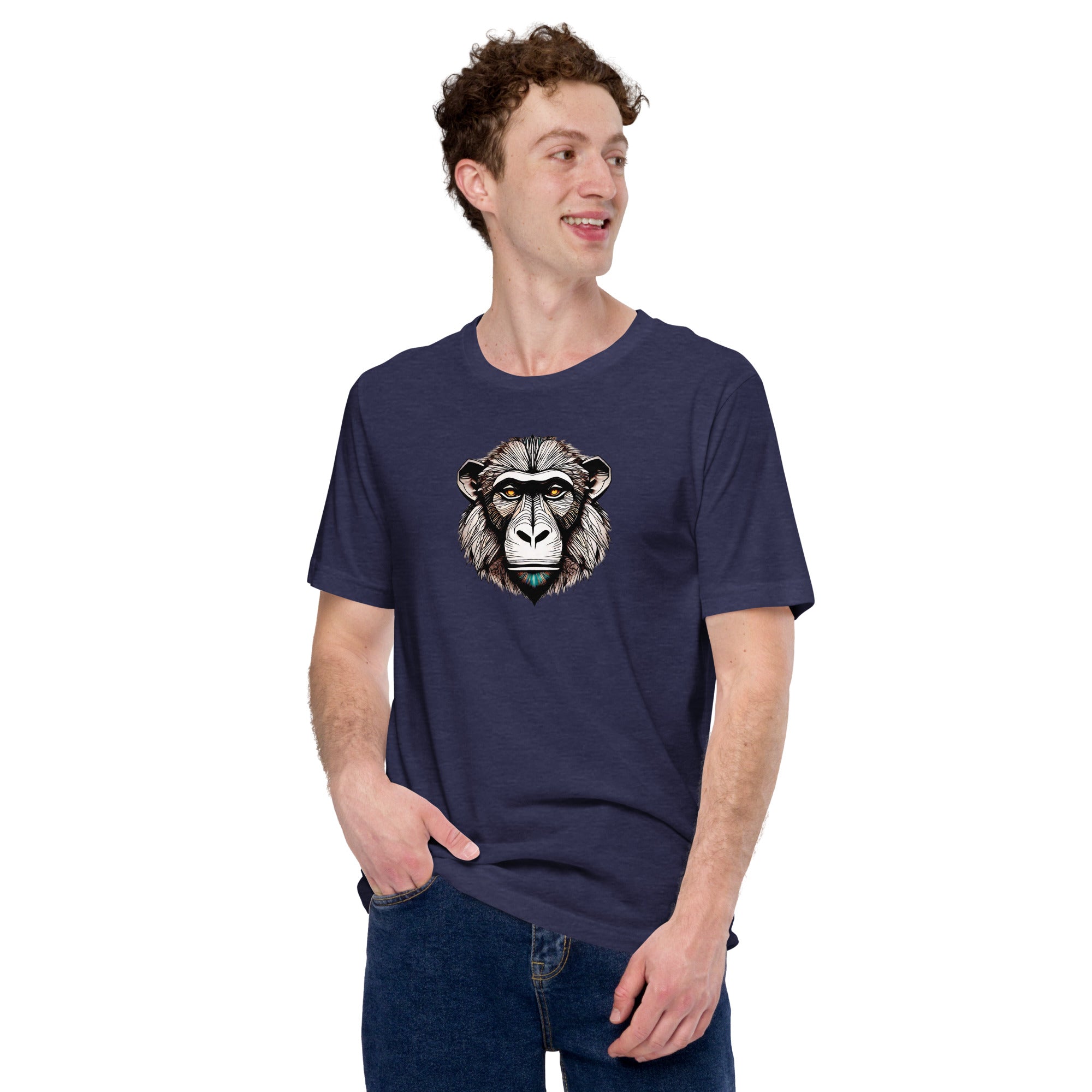 Blue beard t-shirt