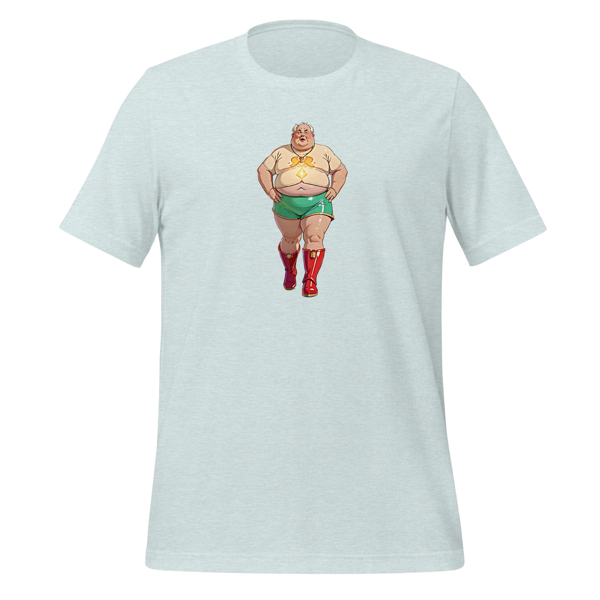 Green shorts and Red boots Unisex t-shirt