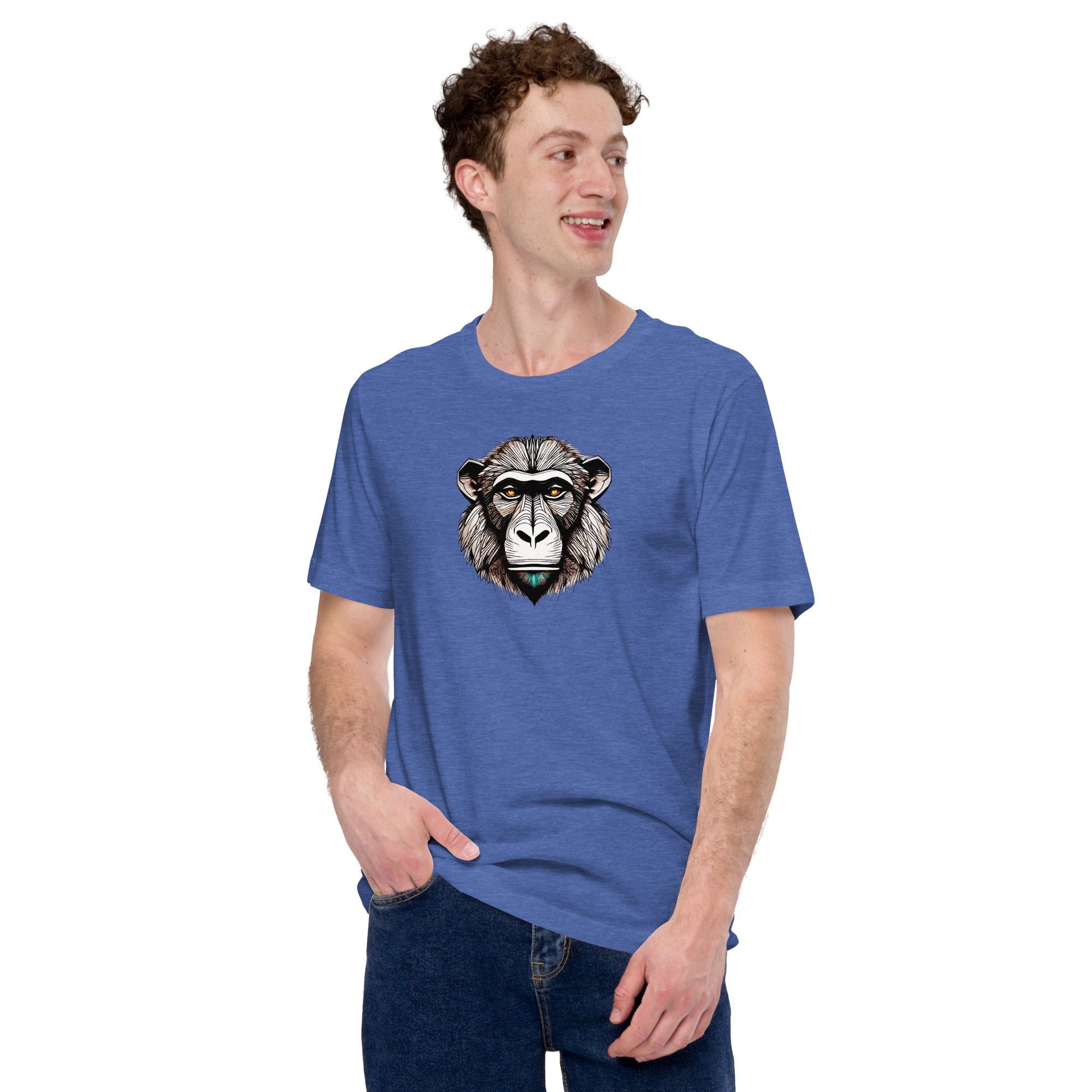 Blue beard t-shirt