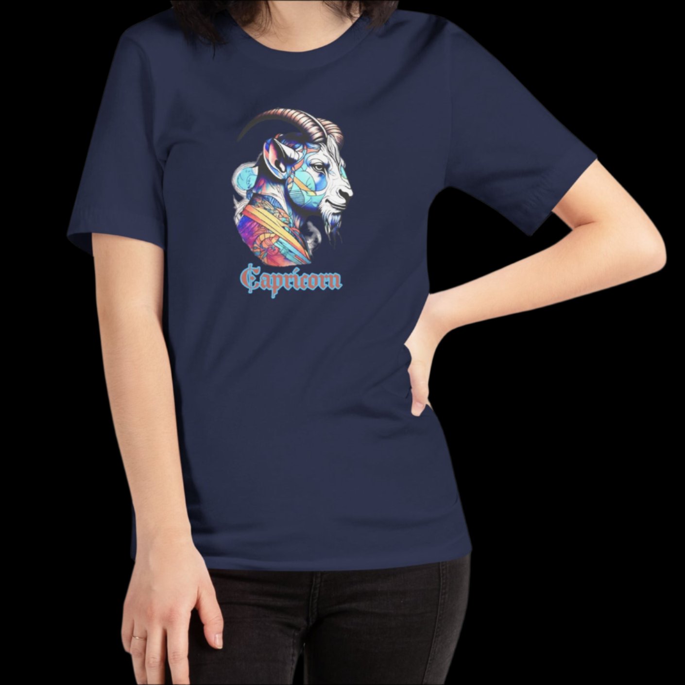 unisex staple t shirt navy front 66e51fec005c1