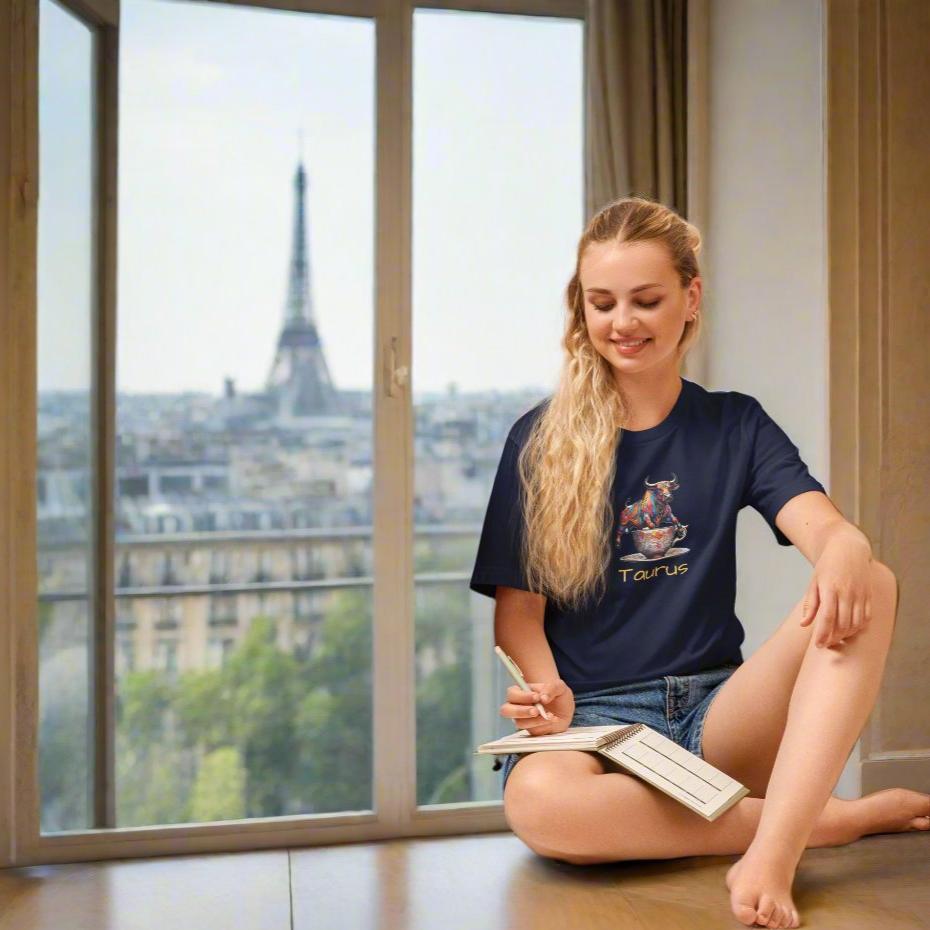 unisex staple t shirt navy front 66e85dad80071