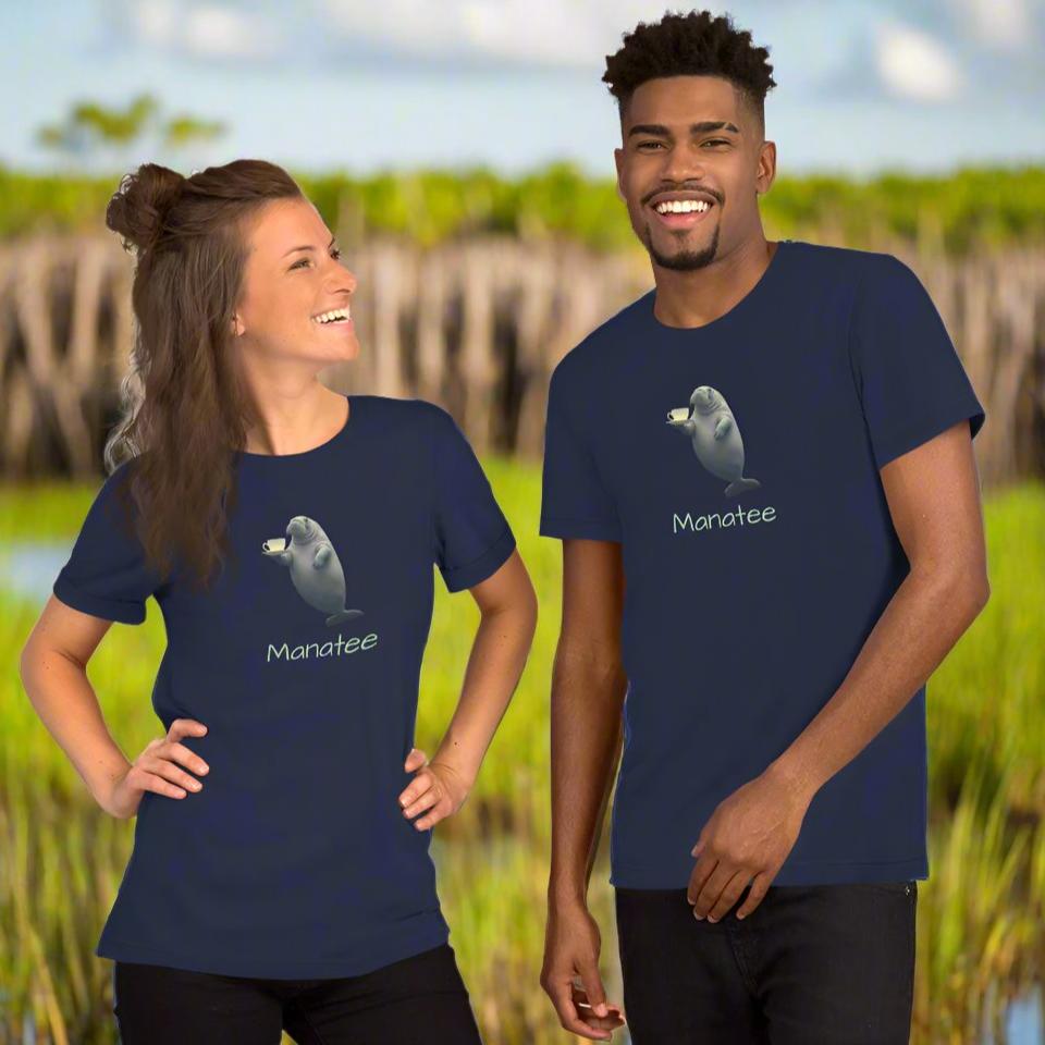 unisex staple t shirt navy front 66edcca351ff0