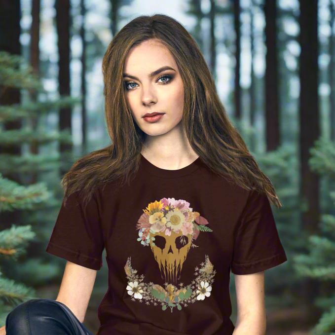 Melting skull Unisex t-shirt