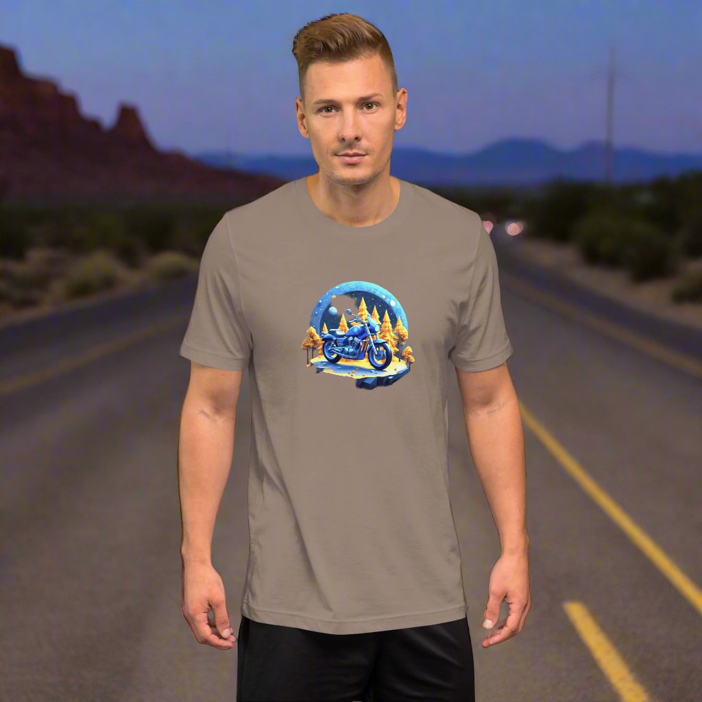 night bike Unisex t-shirt