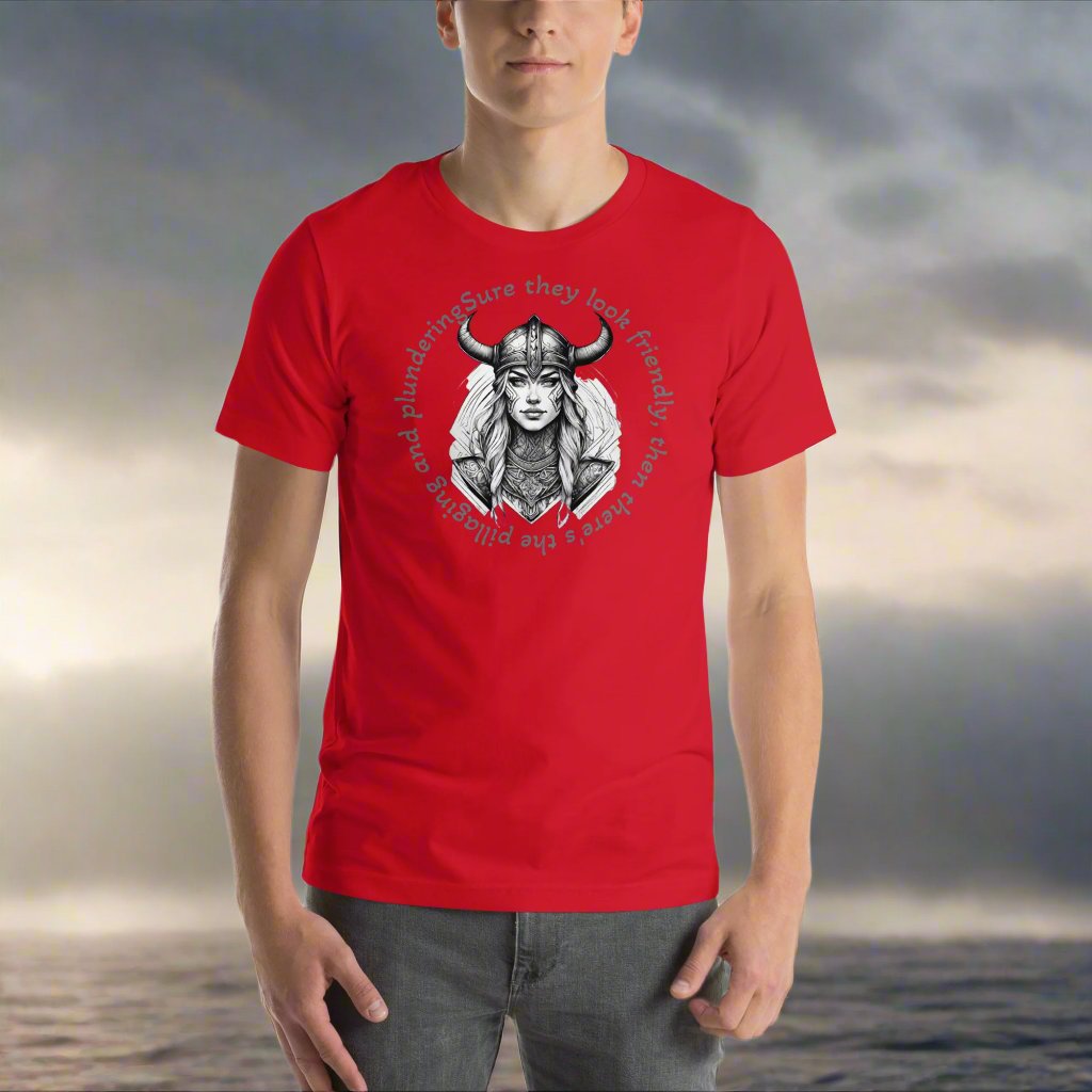 Sure they look friendly Unisex t-shirt