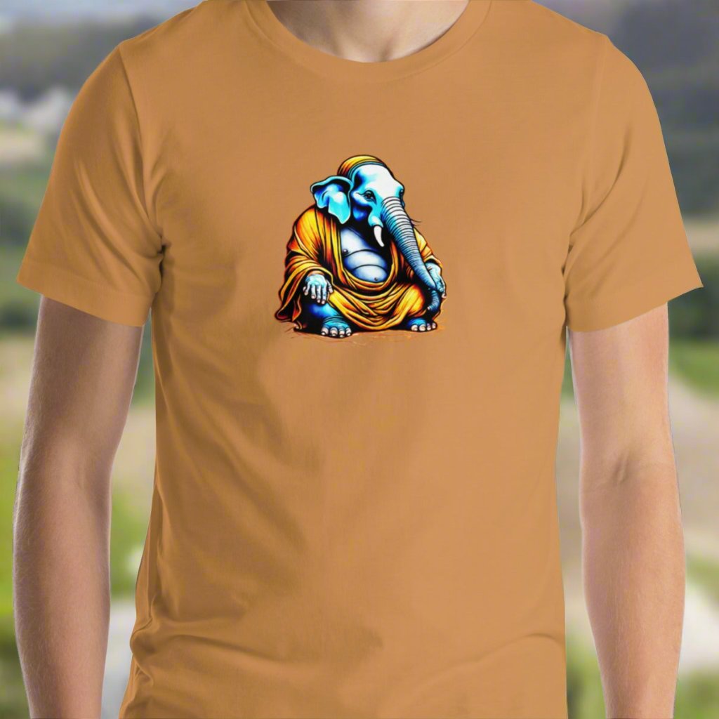 Elephant monk. Unisex t-shirt