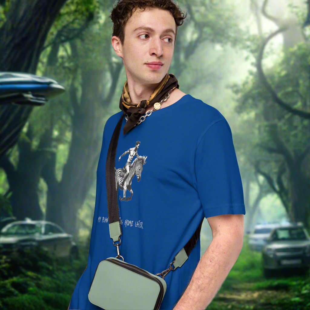 unisex staple t shirt true royal left front 66980b749caae