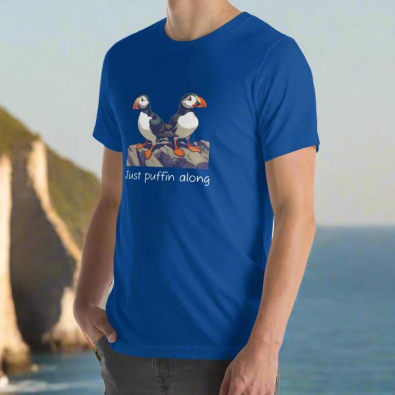 unisex staple t shirt true royal left front 67118bdd84512